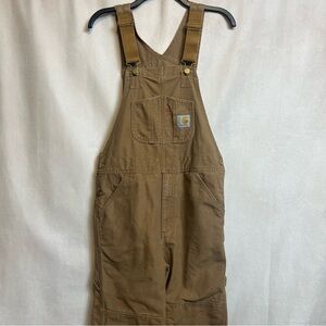Carhartt Bib Overall Hamilton Brown ‘Dearborn’ Canvas 28X32